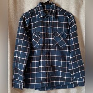 Jachs•men’s heritage flannel button down•XL•red, white & blue plaid•100% cotton